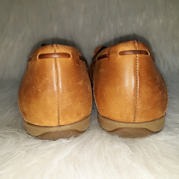 Rockport Honey Brown Dynamic Suspension Leather Shoes SZ 5M - Picture 4 of 6